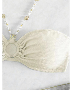 Lilo Ribbed Bandeau Bikini