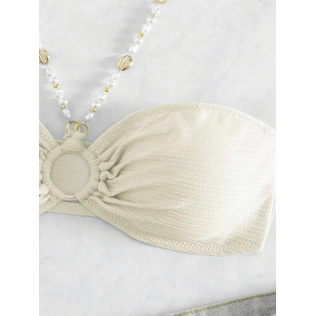 Lilo Ribbed Bandeau Bikini