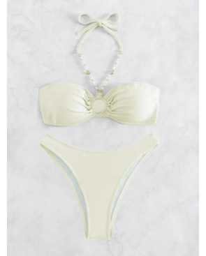 Lilo Ribbed Bandeau Bikini