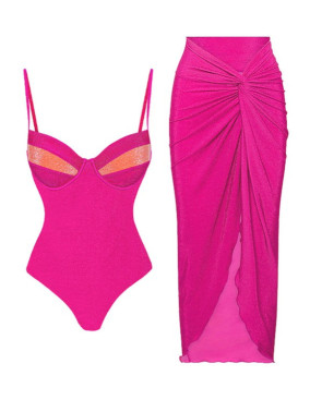 Ohana Shimmer one-piece push-up