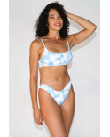 Amira -  Bralette Cloud Print Bikini