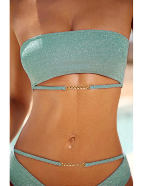 Kaia - Shimmer Bandeau Bikini